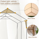 PHI VILLA 10x20 ft Heavy Duty Carport Car Canopy Instant Garage Party Tent