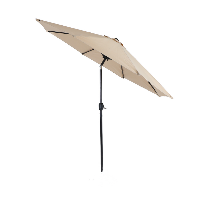 PHIVILLA 9ft Manual-tilted Outdoor Patio Umbrella with Crank Handle