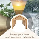 PHI VILLA 10x20 ft Heavy Duty Carport Canopy Instant Garage with Removable Sidewalls and Doors