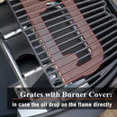 Tabletop Propane Grill with 2 Stainless Steel Burner-Captiva Designs