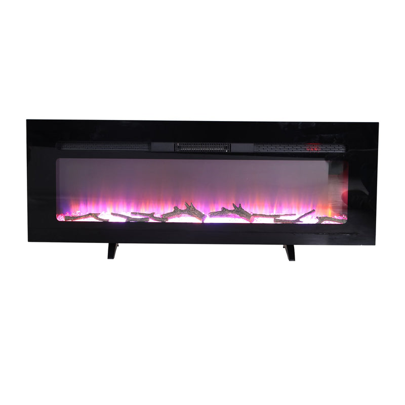 PHI VILLA 40/50 Inch 1500W Insert & Wall Mounted Electric Fireplace