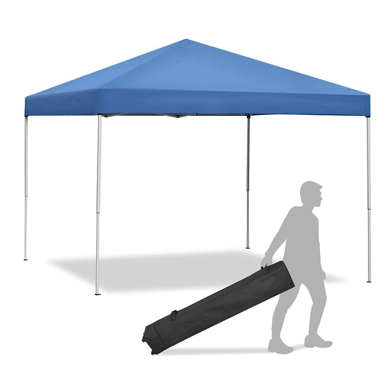 PHI VILLA 10x10Ft Instant Pop Up Canopy w/ Wheeled Bag, 100 Sq. Ft