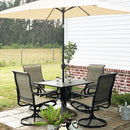 5-Piece Patio Dining Set with Padded Swivel Chairs for Deck, Porch Phi Villa