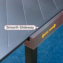 Phi Villa 7-Piece/9-Piece Patio Dining Set Adjustable Table and Rattan Cushioned Chairs