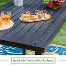 Phi Villa 56" Pub Rectangular Steel Bar High Table