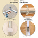 PHI VILLA 10x20 ft Heavy Duty Carport Canopy Instant Garage with Removable Sidewalls and Doors