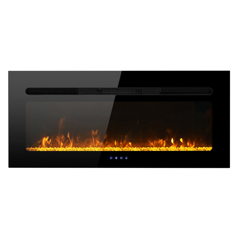 PHI VILLA 1500W Wall Recessed Electric Fireplace