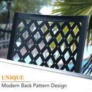 PHI VILLA 7-piece/ 9-piece Outdoor Patio Dining Sets Adjustable Patio Table and Cushioned Swivel Chairs