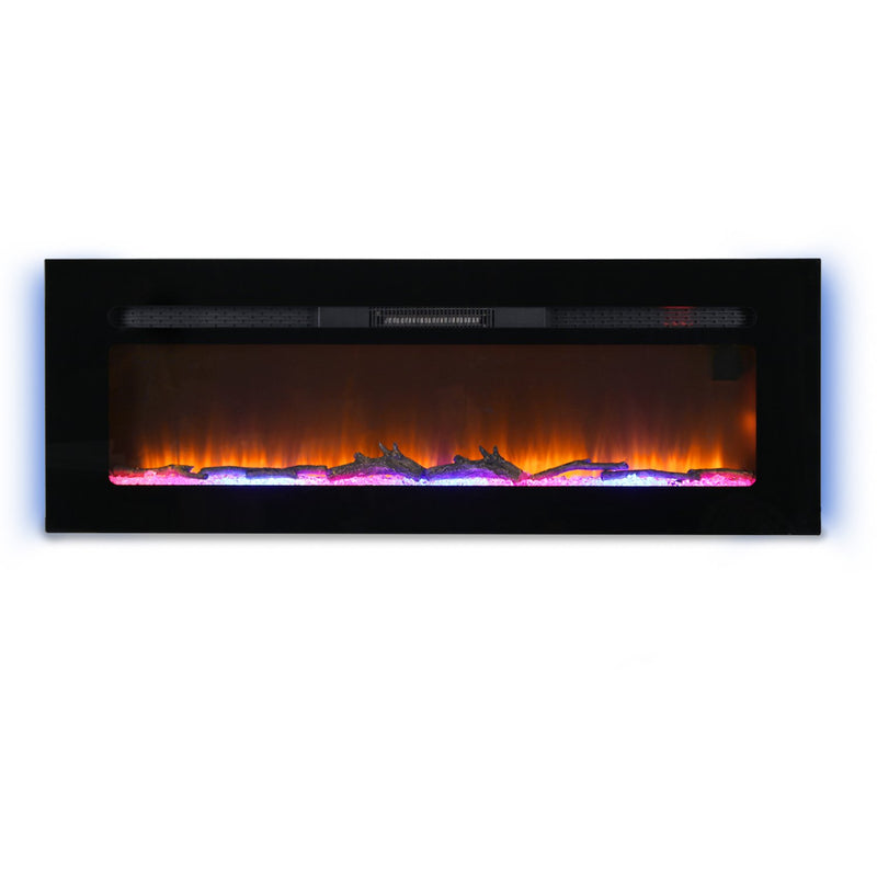 PHI VILLA 40/50 Inch 1500W Insert & Wall Mounted Electric Fireplace