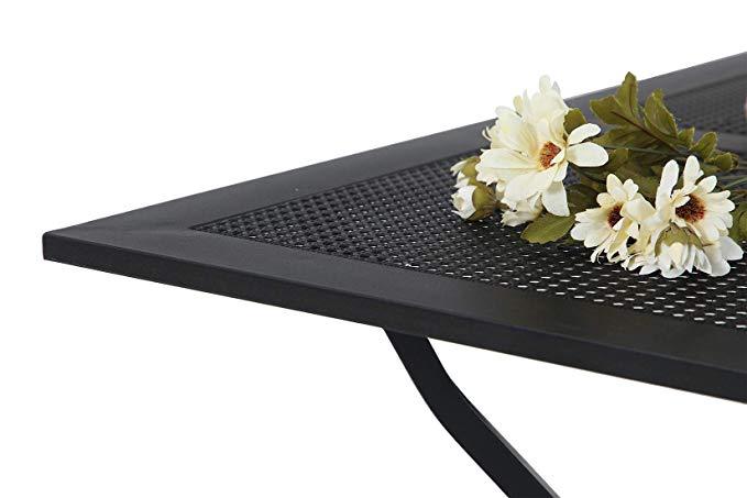 Phi Villa 37" x 37" Square Patio Bistro Table