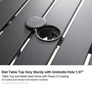 Outdoor Bohemian Swivel Bar Stools Set for Garden, Bar-PHI VILLA