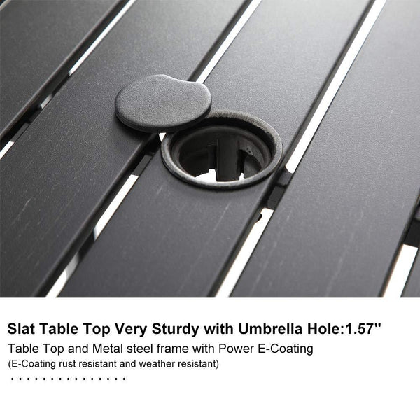 Outdoor Bohemian Swivel Bar Stools Set for Garden, Bar-PHI VILLA