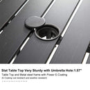 Outdoor Bohemian Swivel Bar Stools Set for Garden, Bar-PHI VILLA