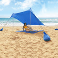 Phi Villa UPF 50+ Beach Shade Tent 7.6 ft x 7.2 ft