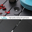 Phi Villa 5-Pcs Patio Dining Set 4 Textilene Fixed Chairs & Table