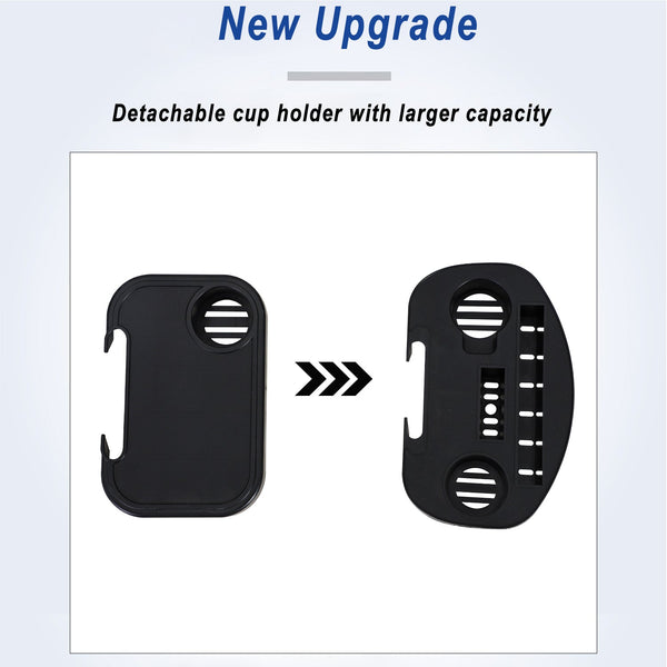 Patio Padded Oversize Recliner Zero Gravity Chair with Cup Holder