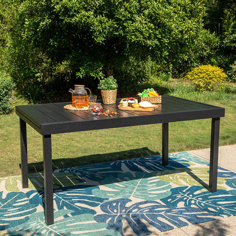 6-8 Person Extenable Outdoor Dining Table PHI VILLA