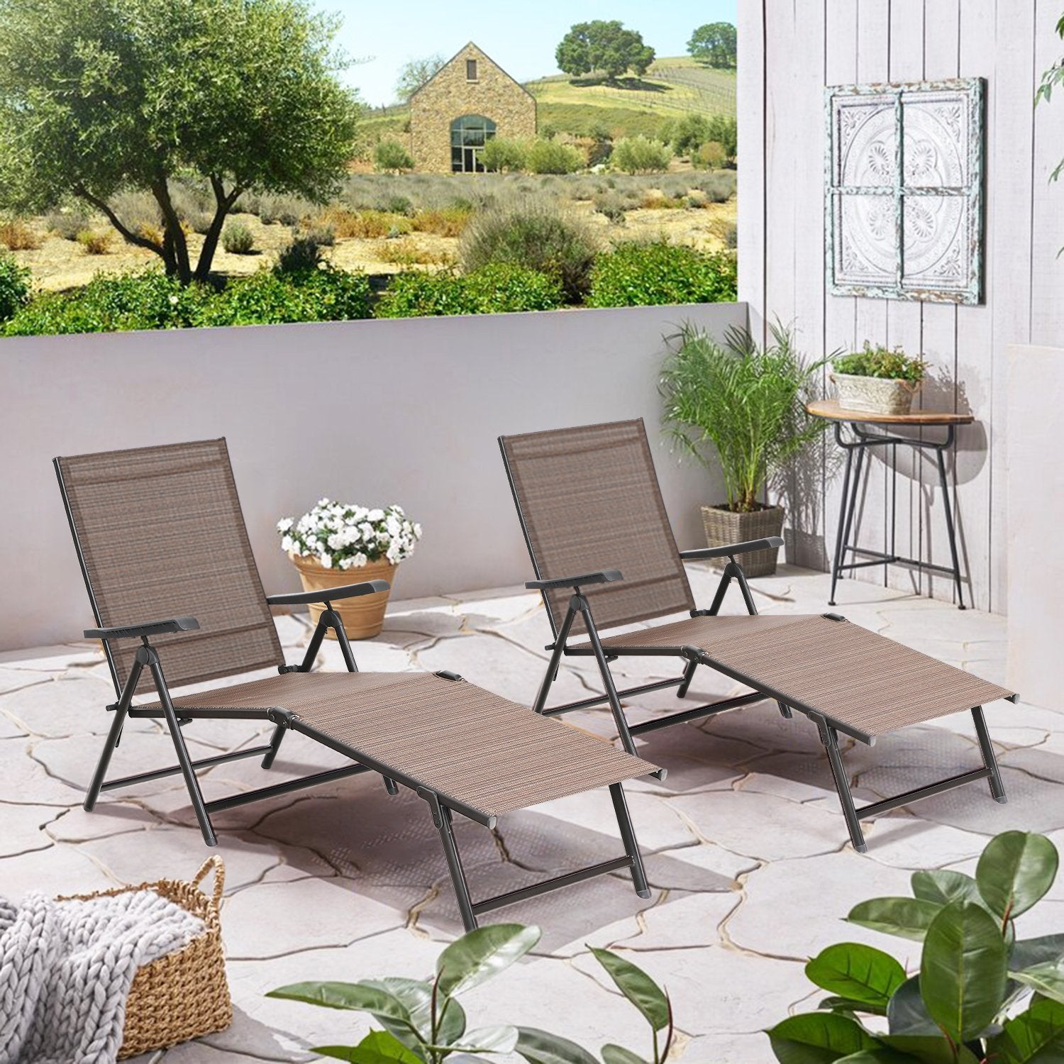 Phi Villla Outdoor Pool Chaise Lounge Chairs Patio Furniture