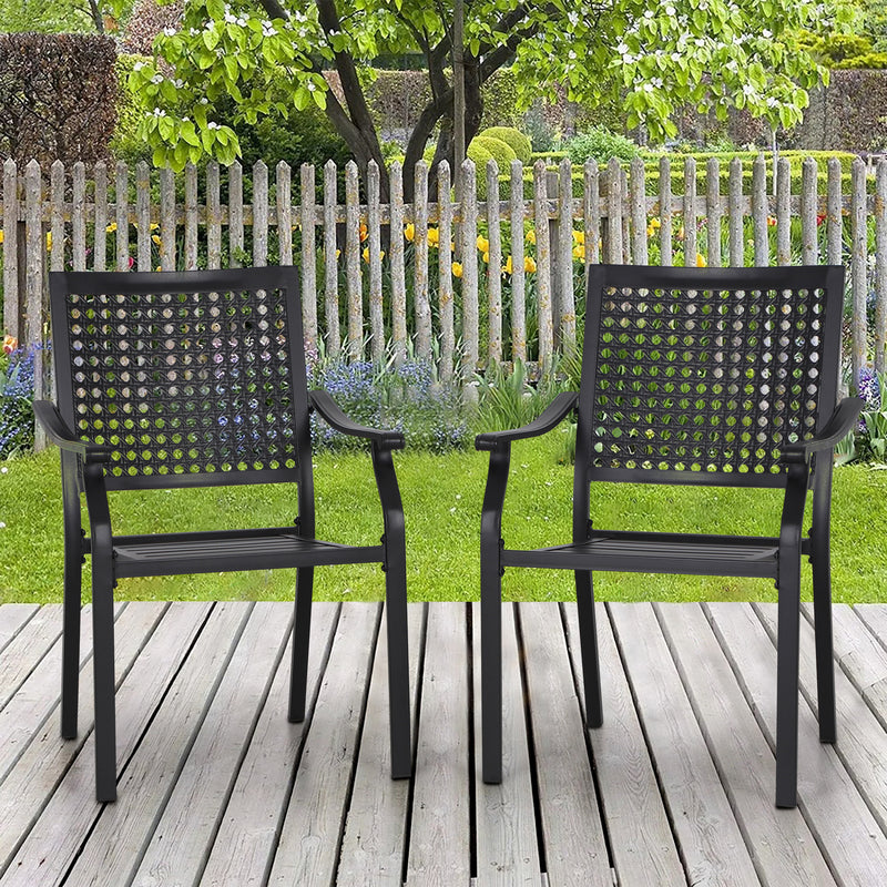 Garden chairs steel deals