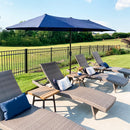 PHI VILLA 13ft 11-Color Double-Sided Outdoor Large Umbrella