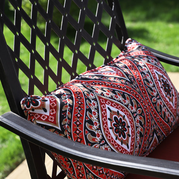 Outdoor Bohemian Swivel Bar Stools Set for Garden, Bar-PHI VILLA