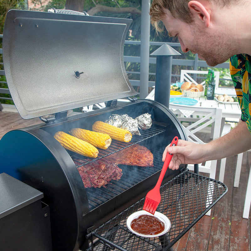 Electric Pellet Grill Charcoal BBQ Grill and Offset Smoker Combo