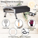 Patio Portable Propane Gas Pizza Oven-Captiva Designs