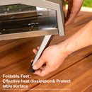 Patio Portable Propane Gas Pizza Oven-Captiva Designs