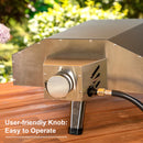 Patio Portable Propane Gas Pizza Oven-Captiva Designs