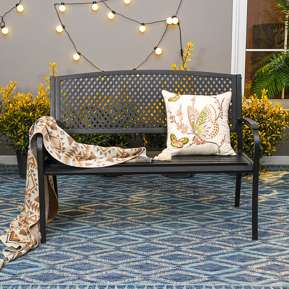 47 outdoor shop bench cushion