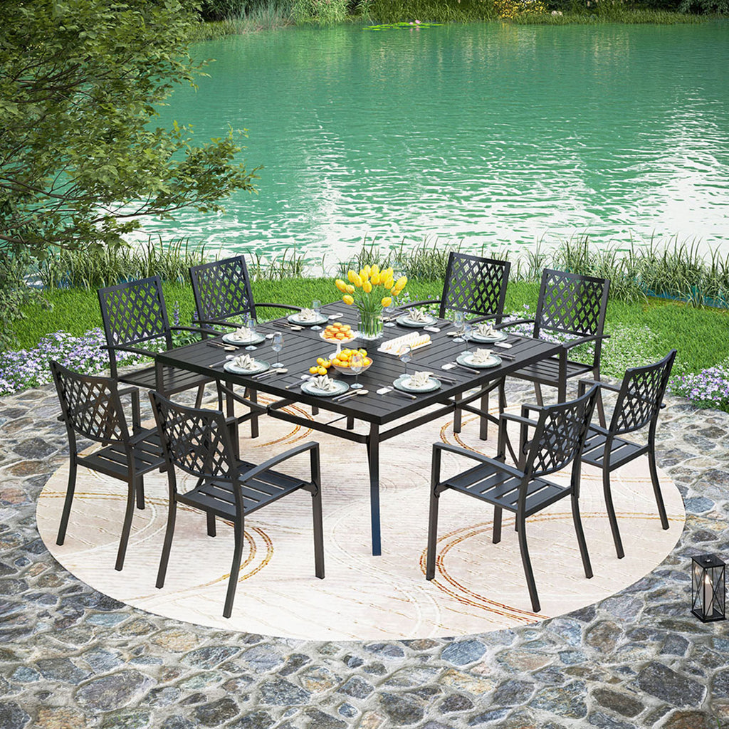 8 piece patio dining cheap set