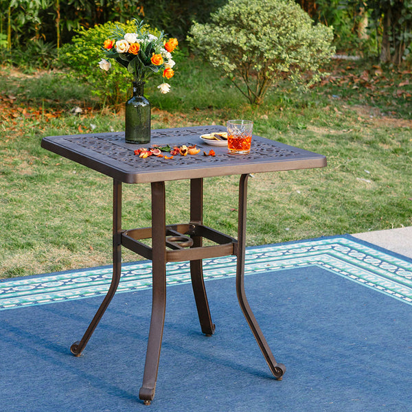 cast aluminum patio table with umbrella hole PHI VILLA Square Dining not height change Herschel Classic™ XL Backpack swish branded backpacks Taille:177
