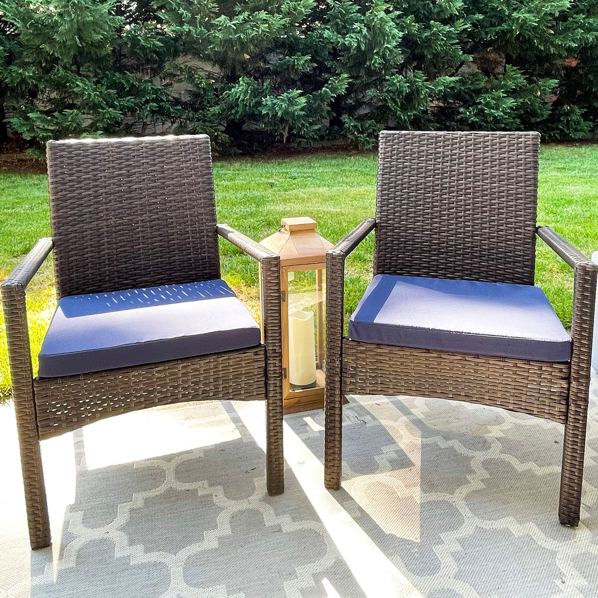 Wicker rattan chair outdoor online
