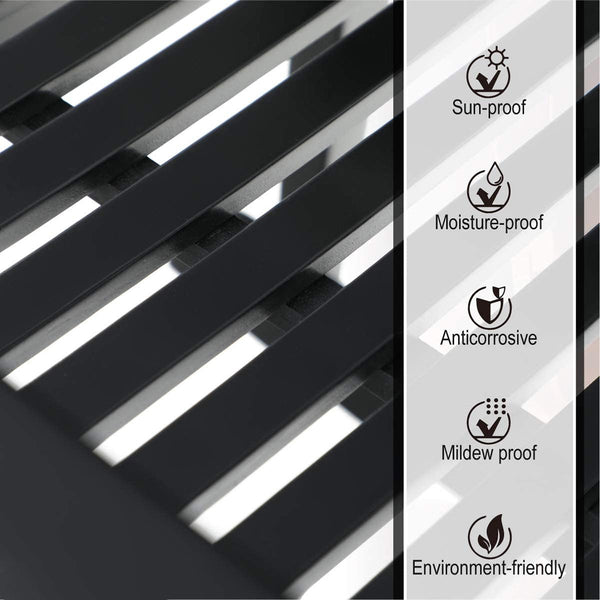 1 Piece Acacia Wood Garden Rocking Chair